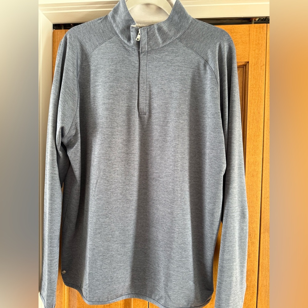 Men’s Peter Millar Stealth Performance Quarter Zi… - image 1